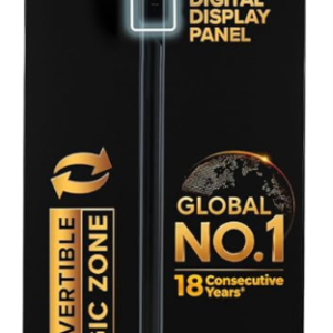 Haier 602 L 3 Star Frost Free Expert Inverter 2-Door Side by Side Refrigerator (HRS-682KS, Black Steel, Magic Convertible, Deo Fresh Technology, 2026 Model)