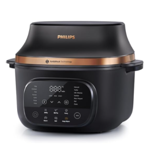 Philips OneChef 6L Smart All in One Cooking Device | 33-in-1 Functions (Air Fryer Oven, Stir Fry, Steam, Boil, Curry, Keep Warm & More) | AmbiHeat Technology Perfect for Indian Recipes & Biryani